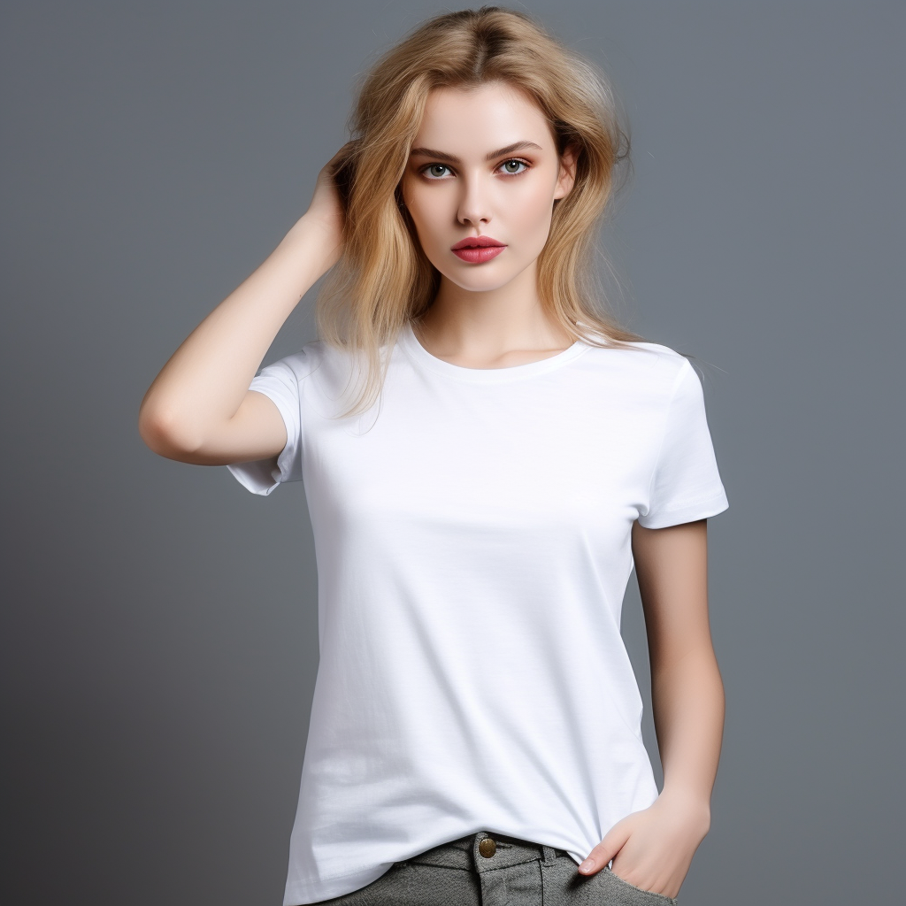 Classic White Crewneck Tee for Timeless Style