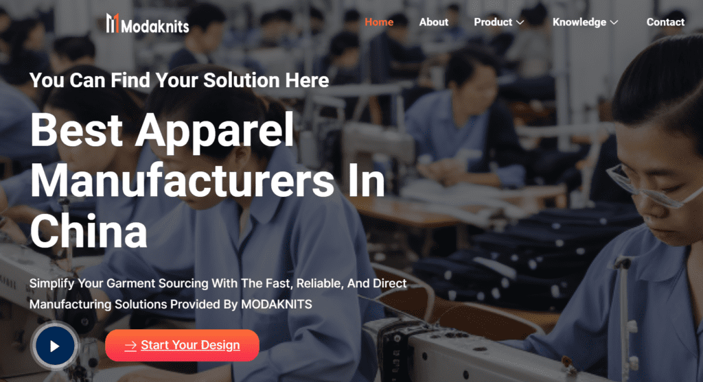 TOP 2 ：Modaknits Hoodie Manufacturer