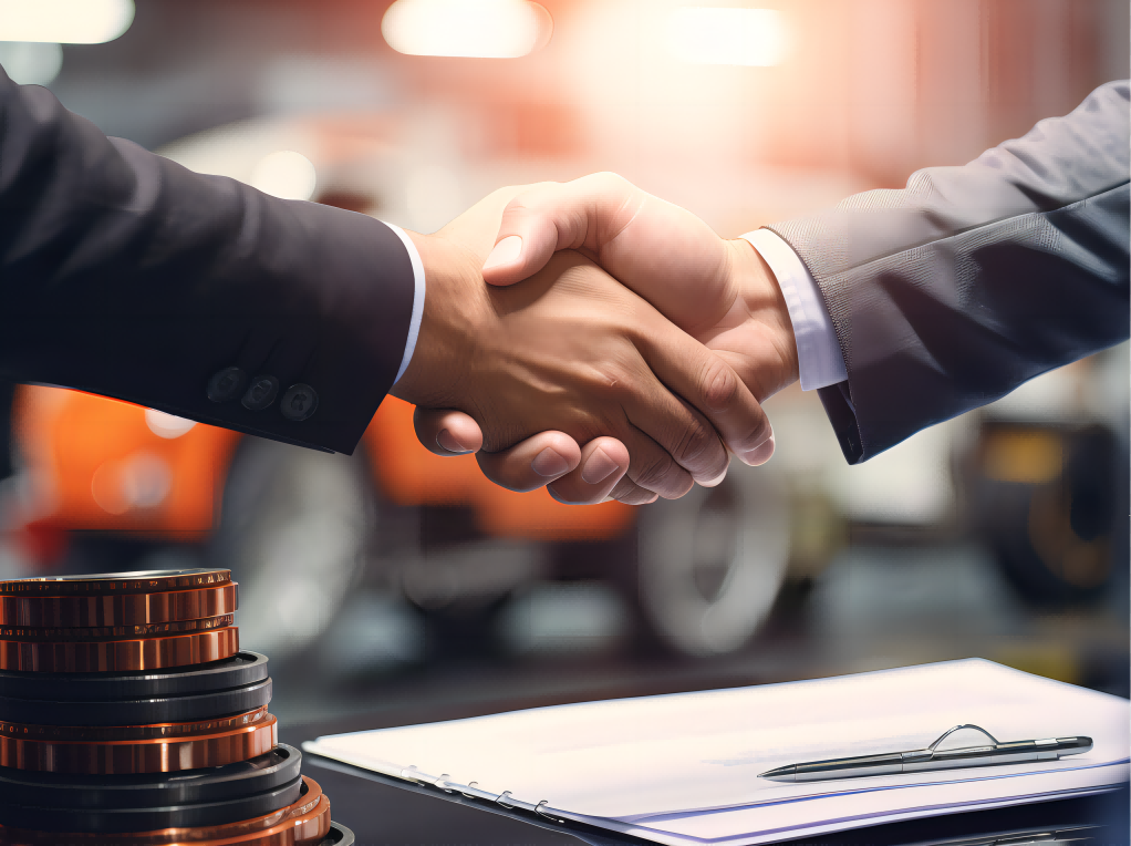 Forming a beneficial agreement with clear terms and conditions.