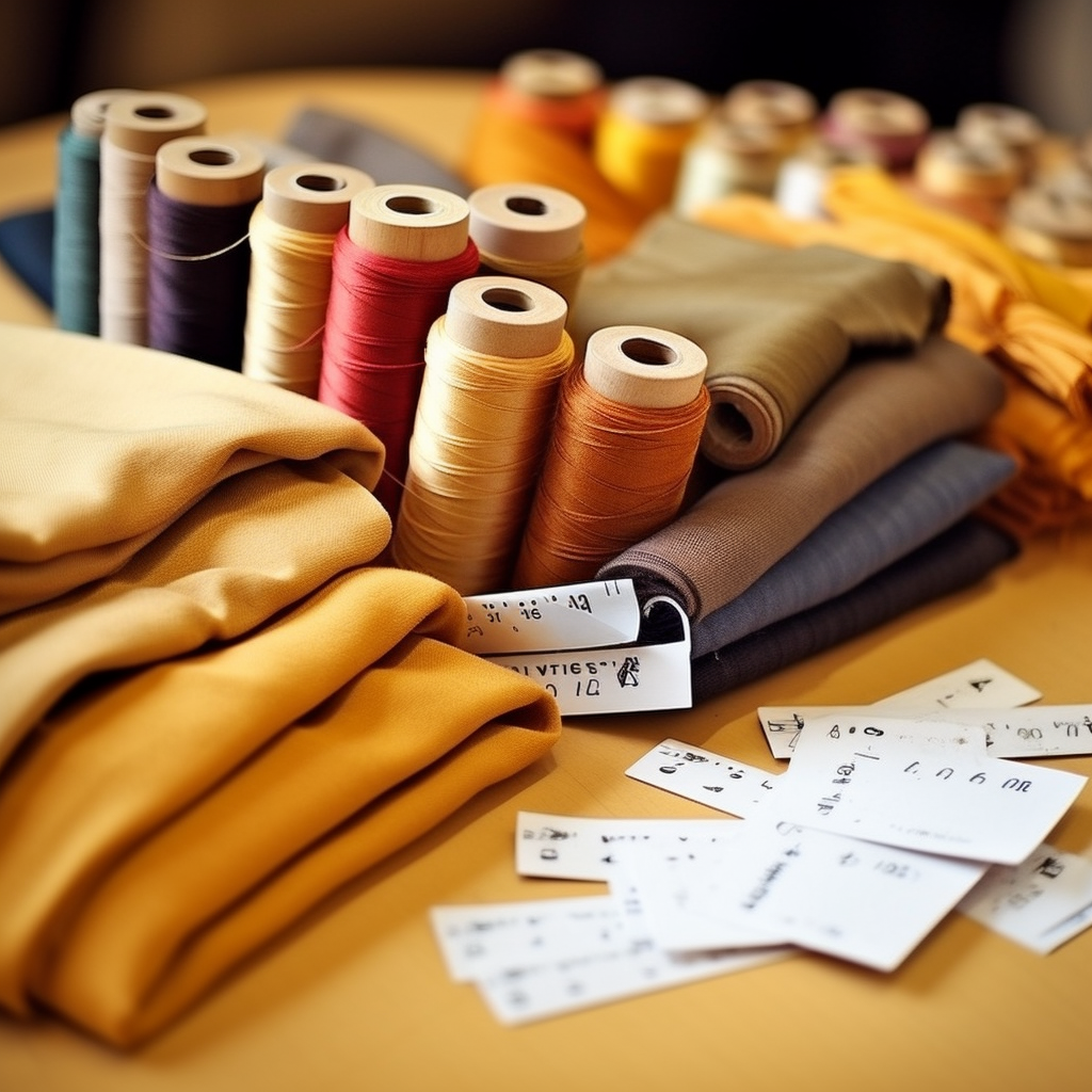 Garment factory preparations before designing new products