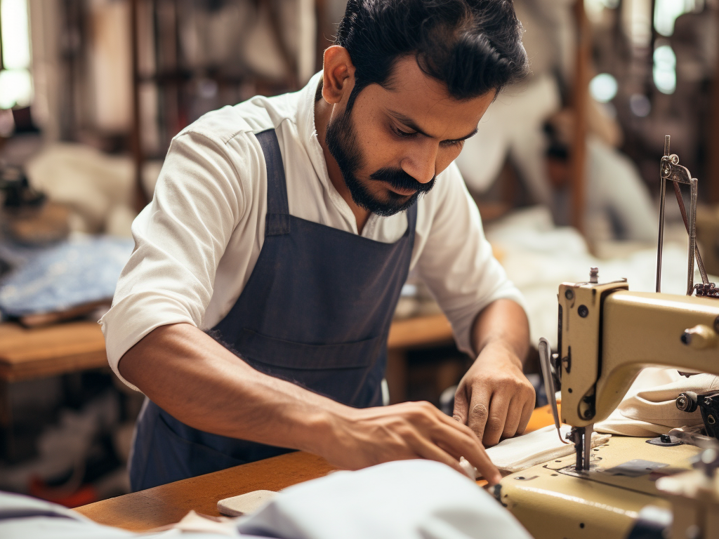 raftsmanship: An image showcasing skilled workers meticulously crafting t-shirts, highlighting the attention to detail and craftsmanship that sets these suppliers apart. Quality Materials: A close-up of premium cotton fabric rolls, emphasizing the superior materials used by these suppliers to create high-quality t-shirts. Small-Scale Workshop: A snapshot of a smaller, artisanal t-shirt workshop, illustrating the charm and personalized approach of some suppliers. Large Production House: A photo of a bustling, state-of-the-art t-shirt production facility, representing the capabilities of larger suppliers. Product Range: A collage featuring a variety of t-shirts in different styles, colors, and designs, showcasing the extensive product range available from these suppliers. Manufacturing Processes: A series of images depicting the step-by-step manufacturing processes, from cutting and sewing to printing and quality checks. Customer Reviews: A screenshot of positive customer reviews and testimonials, reinforcing the reputation and reliability of these suppliers. Product Showcase: An image of a beautifully displayed collection of t-shirts from one of the featured suppliers, highlighting their style and presentation. Research and Evaluation: A photo of researchers and analysts studying t-shirt samples and supplier profiles, symbolizing the thorough research conducted to compile this list. Empowerment: An image conveying empowerment, perhaps showing a designer confidently discussing t-shirt designs with a supplier representative, symbolizing the goal of informed decision-making