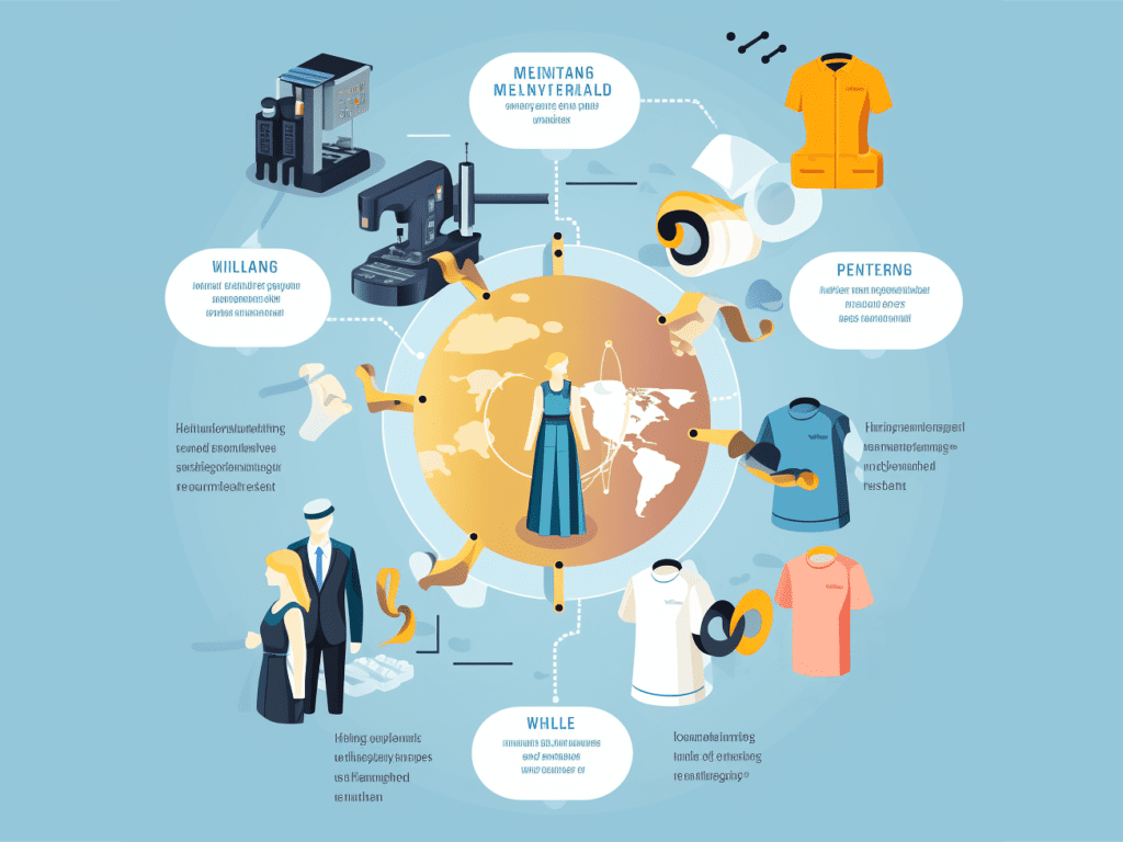 Image Description: The image accompanying the text illustrates the key elements contributing to the manufacturer's ability to offer unbeatable prices while maintaining high-quality customized t-shirts. It provides a visual representation of the streamlined manufacturing process, the elimination of middlemen, transparency, and fair pricing. In the image: Streamlined Manufacturing Process: On the left side of the image, there is a visual depiction of the streamlined manufacturing process. It showcases a simplified and efficient assembly line where customized t-shirts are being produced with precision and speed. The streamlined process represents the manufacturer's commitment to efficiency. Elimination of Middlemen: In the center of the image, a chain of middlemen is shown being bypassed. This chain includes various intermediaries and distributors that are crossed out, symbolizing the manufacturer's direct-to-consumer model. The direct path from production to customers underlines the cost-saving aspect. Direct Approach and Savings: Arrows pointing from the manufacturing facility directly to customers emphasize the direct approach. Alongside these arrows, there are dollar signs to represent cost savings. The visual implies that by eliminating middlemen, the manufacturer can offer better prices to customers while maintaining quality. Transparency and Fair Pricing: To the right of the image, there is an illustration of a transparent pricing model. A clear and straightforward price tag is displayed, devoid of hidden fees or additional charges. This visual representation aligns with the manufacturer's commitment to transparency and fair pricing. Happy Customers: Throughout the image, there are representations of happy customers, both individuals and businesses, expressing [...]