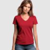 shallow v-neck T-shirt