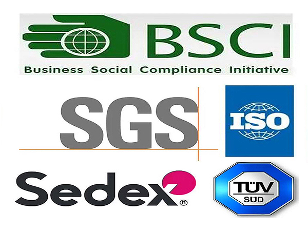 Bsci SGS Sedex ISO