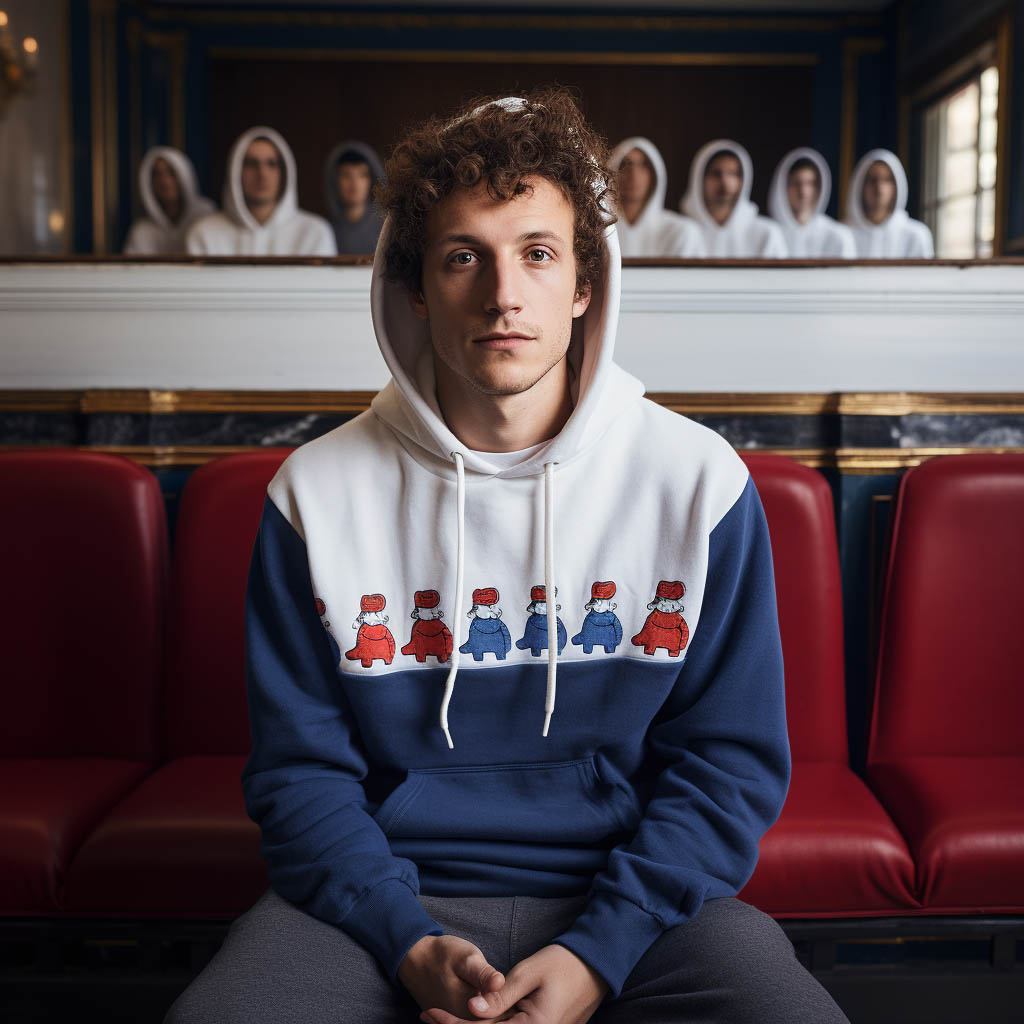A man wearing one of these must-have hoodies