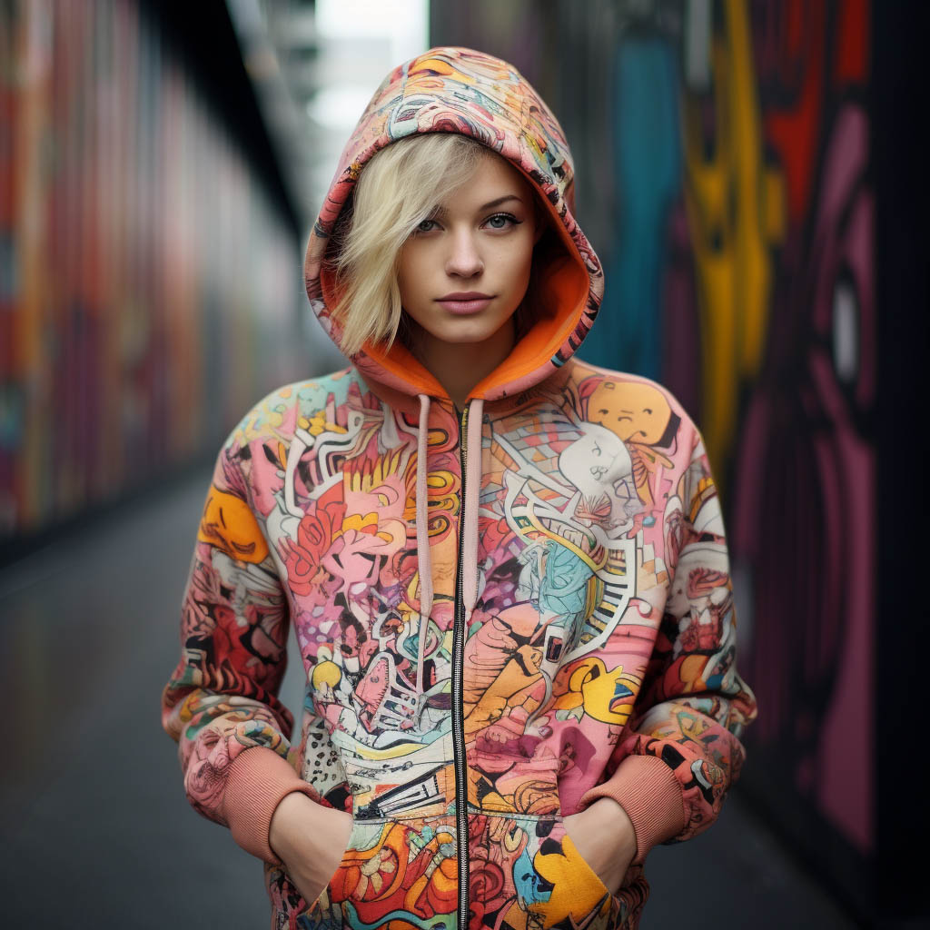 printed hoodie