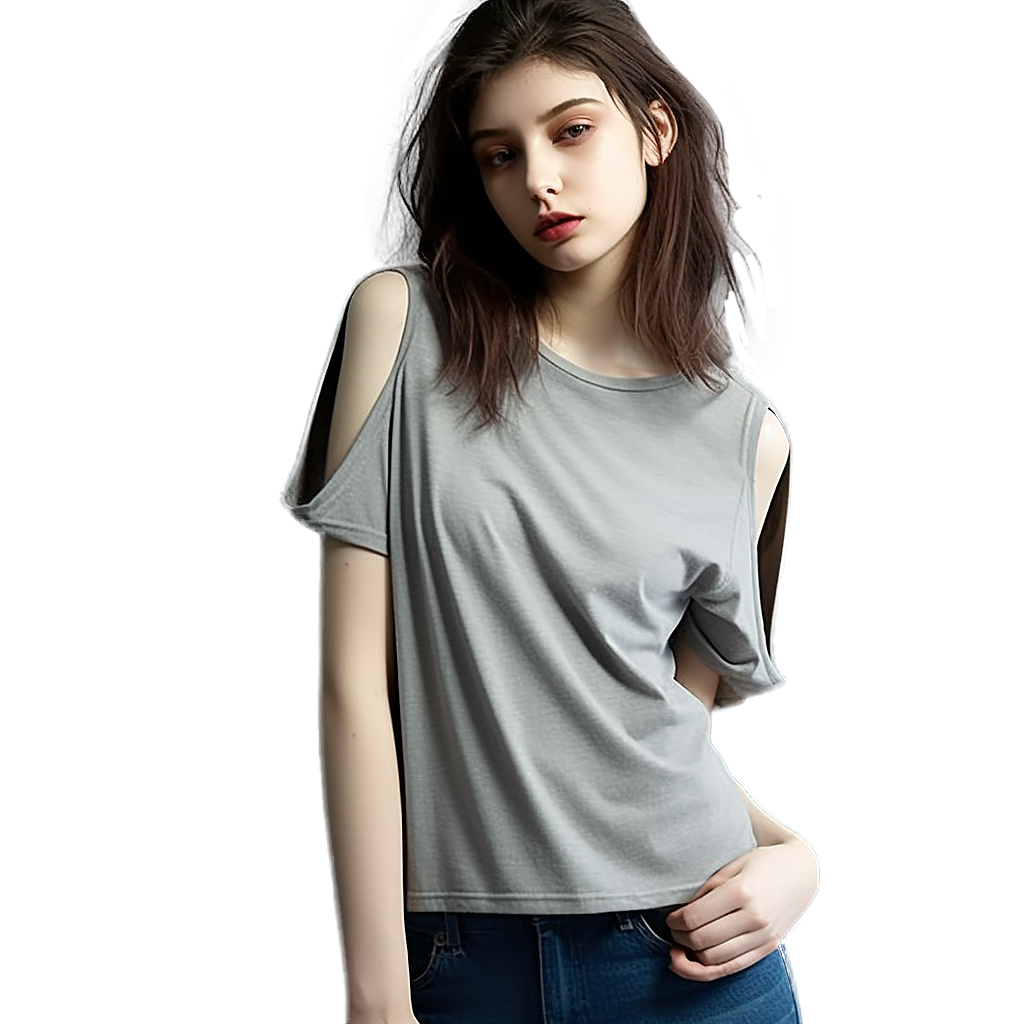 Shoulder Cut T-Shirt