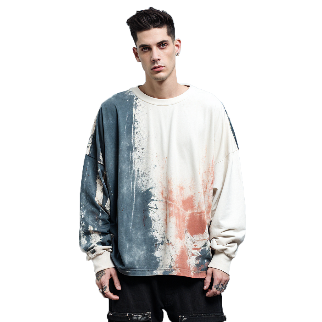 Retro Fashion Printed Long SleeveT-Shirt
