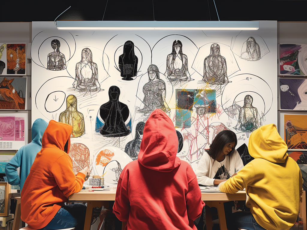 Custom hoodie design inspiration from popular brands