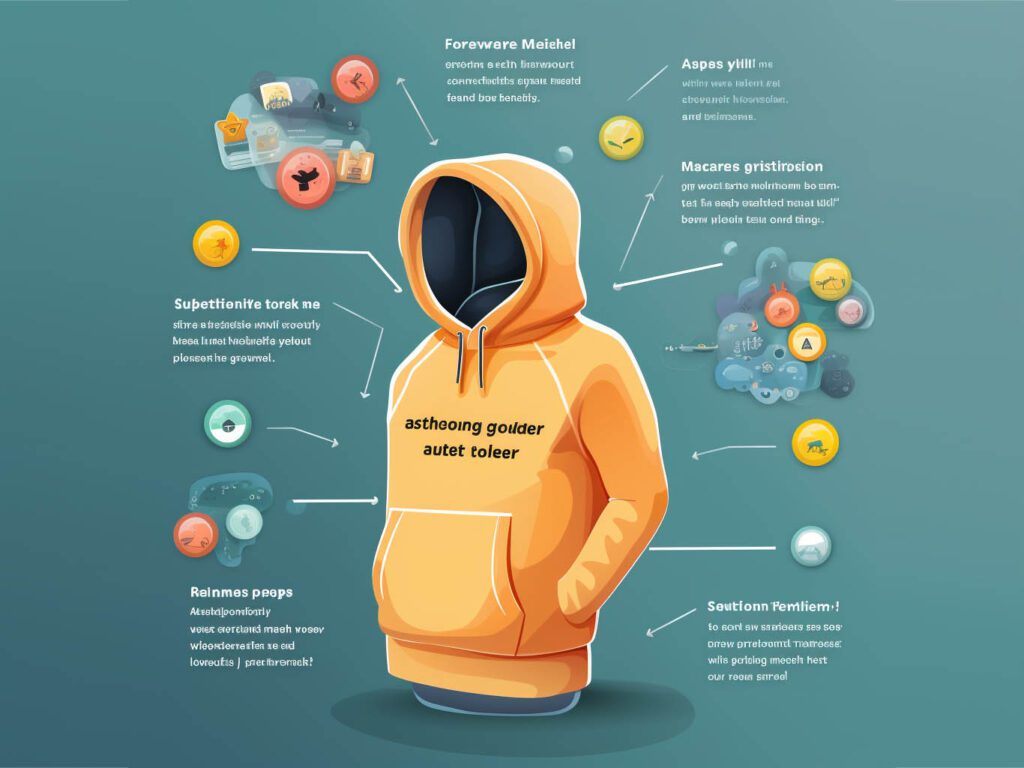 The image showcases a feedback mechanism or platform where customers can share their thoughts and opinions regarding a product, such as a custom hoodie. It may include a digital survey form, a suggestion box, or an online review platform.