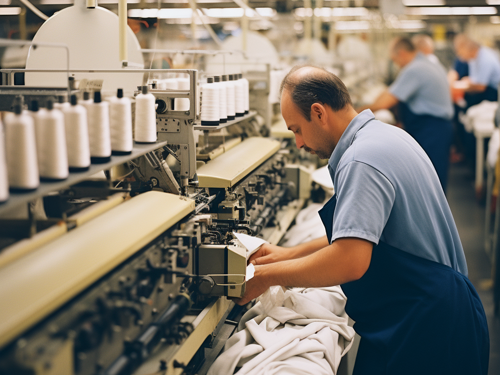 The imagery associated with "Modaknits" showcases a brand dedicated to excellence in long-sleeved T-shirt manufacturing. A snapshot reveals skilled artisans meticulously inspecting the fabric for quality assurance, underscoring the company's commitment to producing high-quality garments.