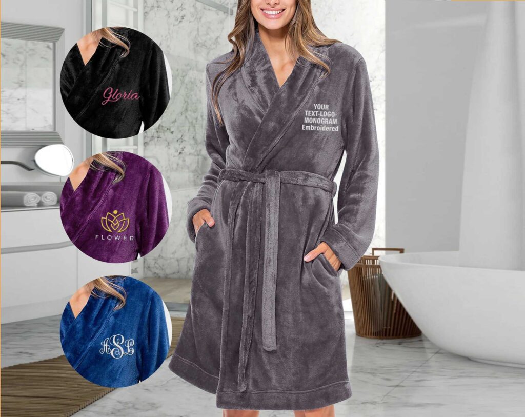 Logo embroidery for women's hoodies