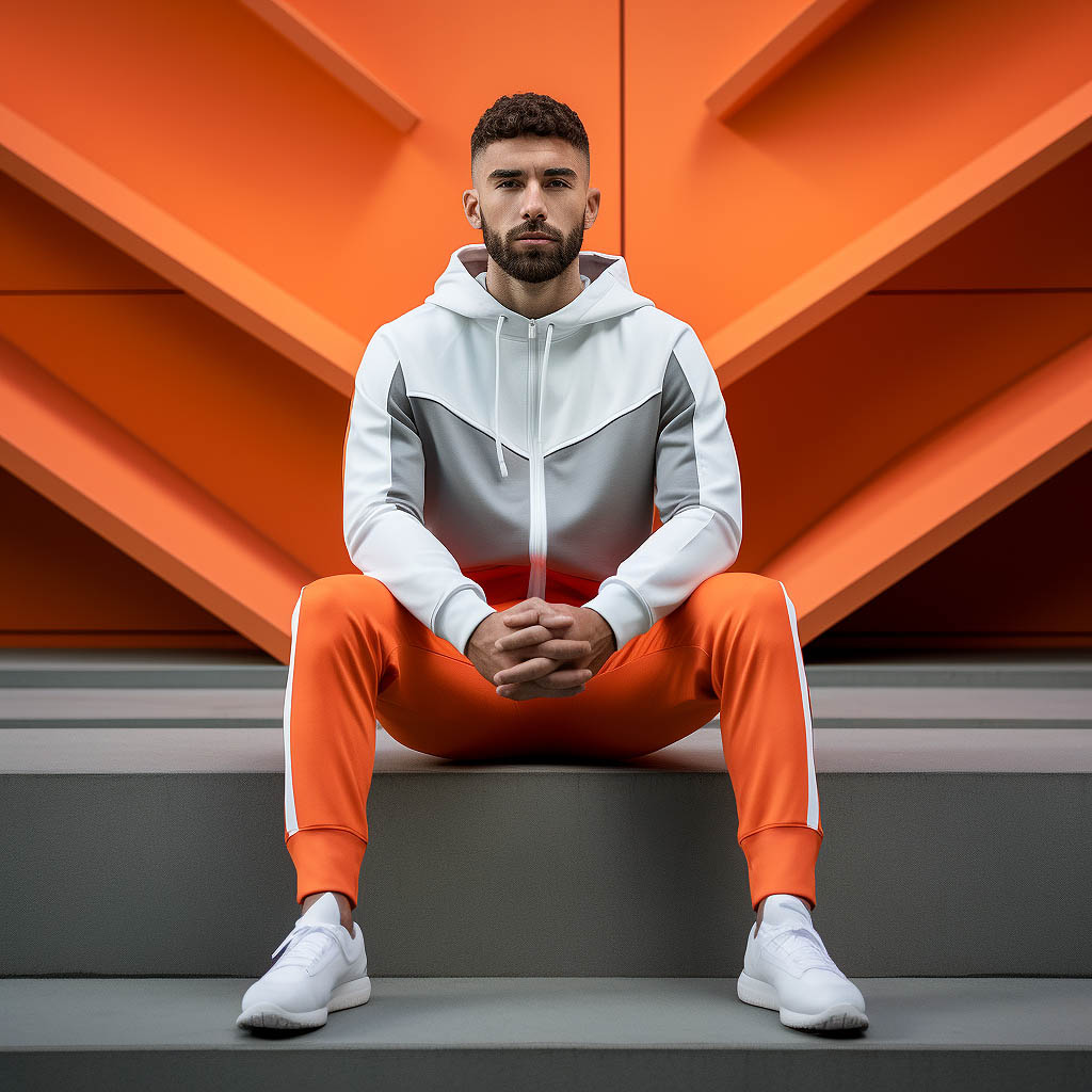 A man wearing activewear