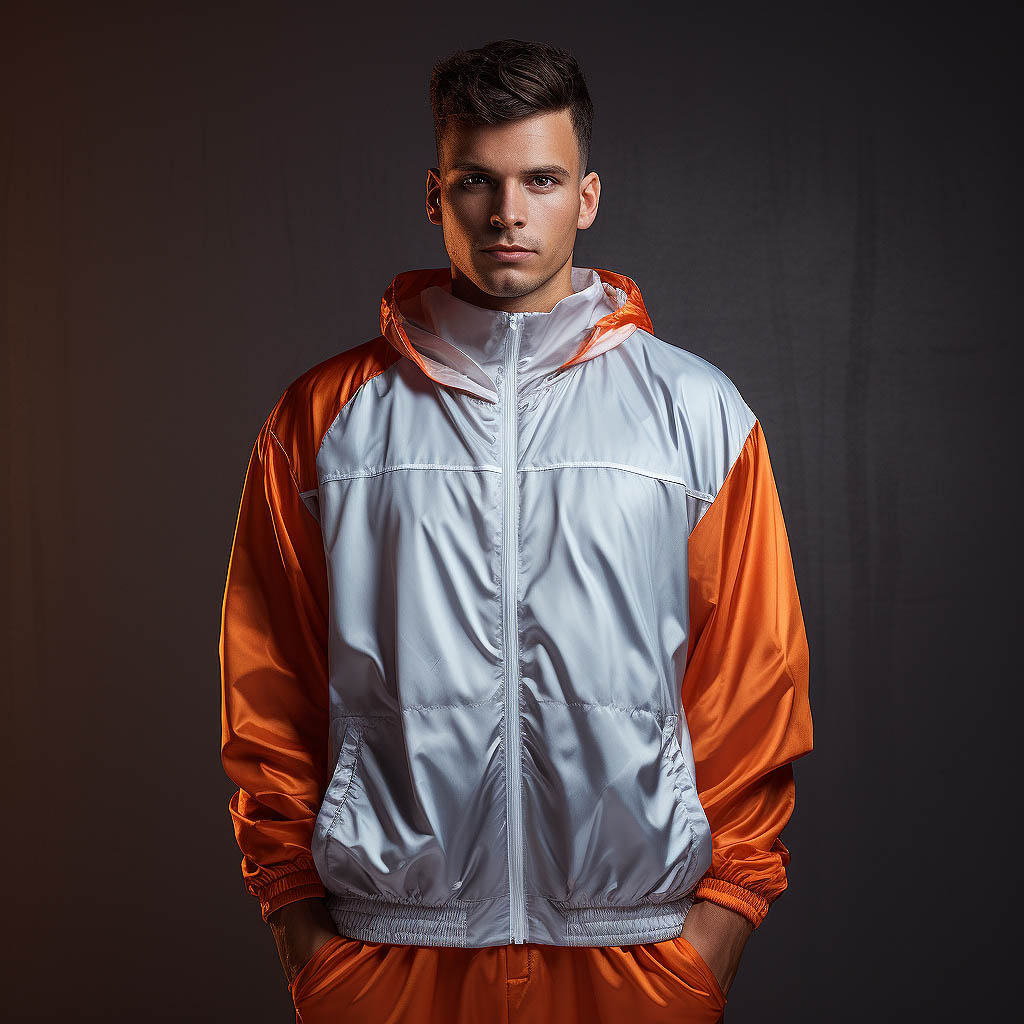 A man wearing sportswear
