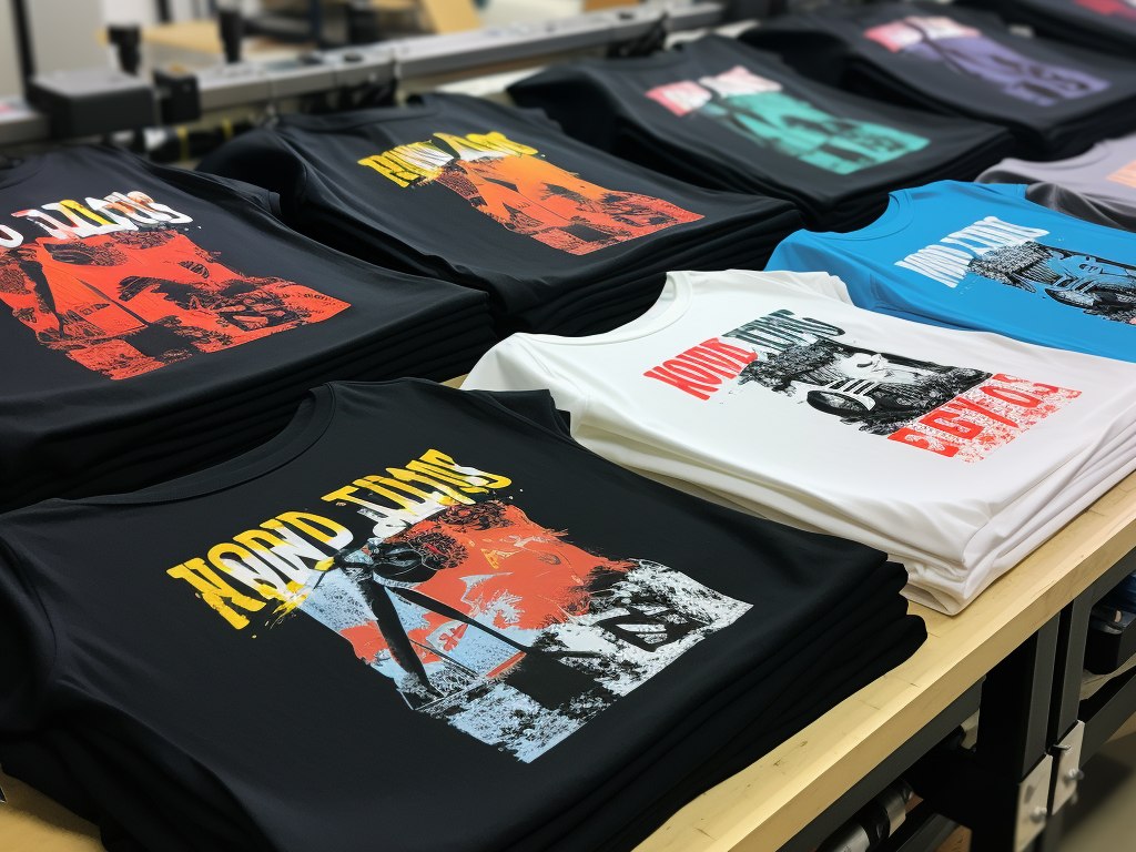 mass-produced t-shirts