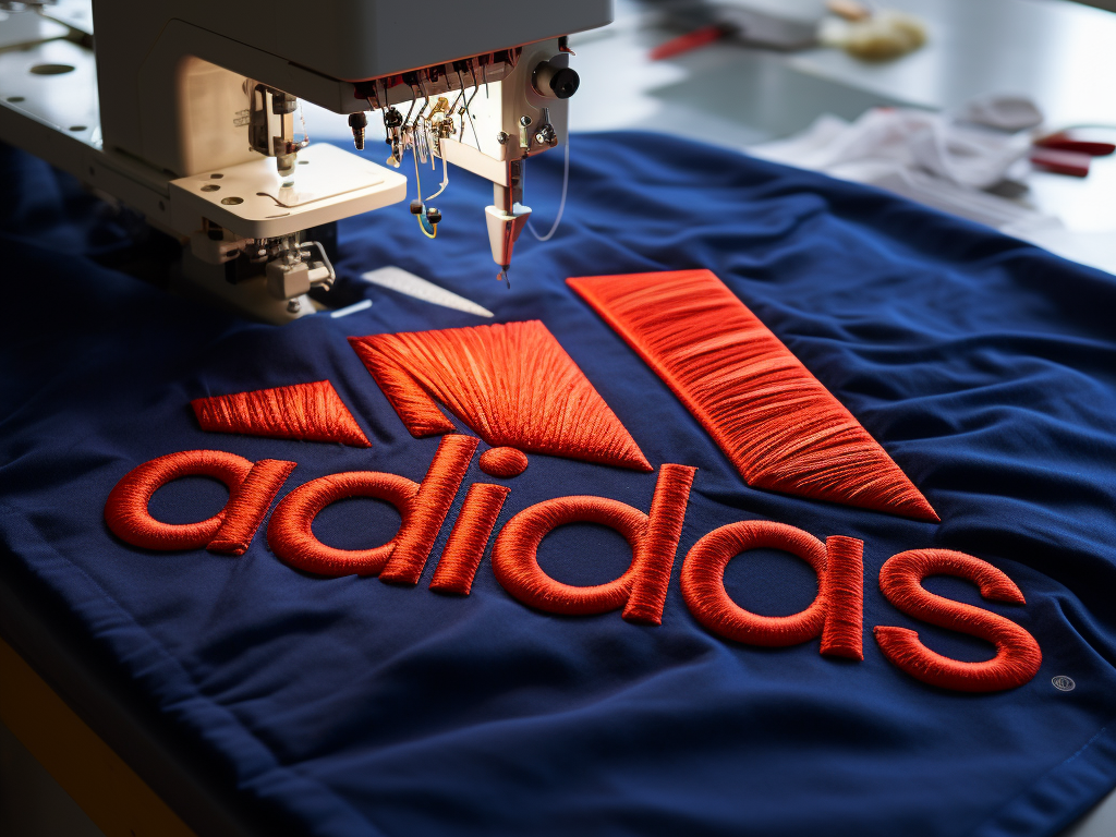 adidas logo embroidery
