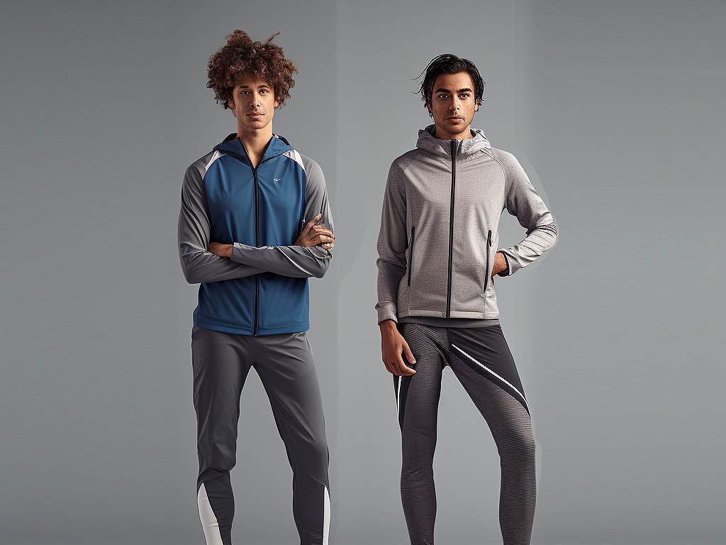 The image accompanying the text "Activewear for Different Workouts and Activities" depicts a diverse range of activewear outfits suitable for various athletic pursuits.