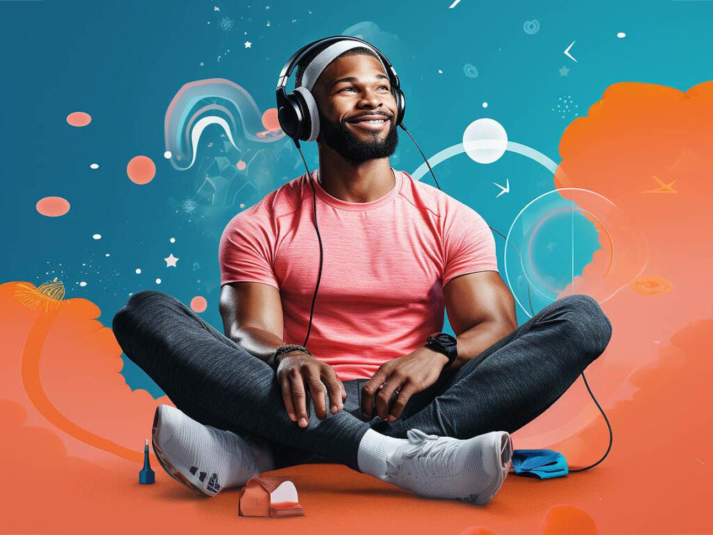 The image accompanying the text "Comfort: Key Considerations for Guys' Activewear" depicts a close-up view of a man comfortably engaged in a fitness activity.