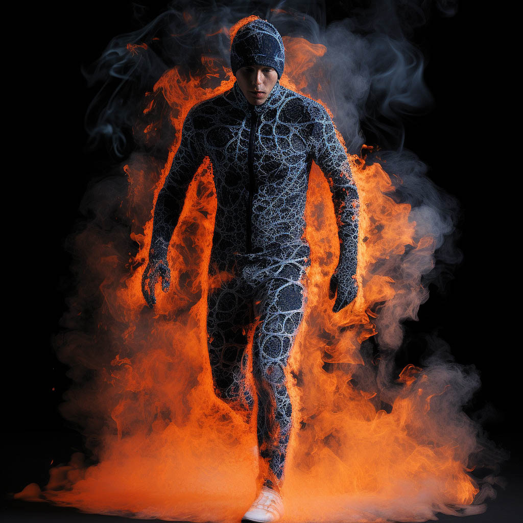 The image associated with "Thermal Regulation" showcases activewear designed for both warmth and heat dissipation.