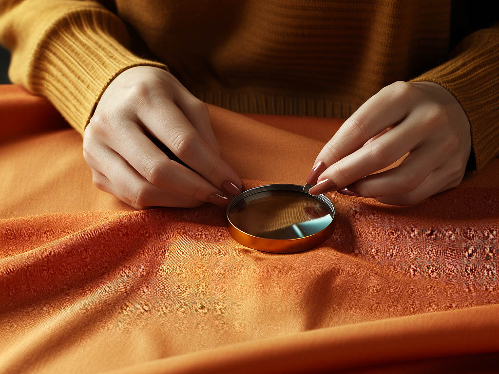 The image corresponds to "Factors to Consider When Choosing a Women's Sweatshirt" and focuses on the importance of fabric composition