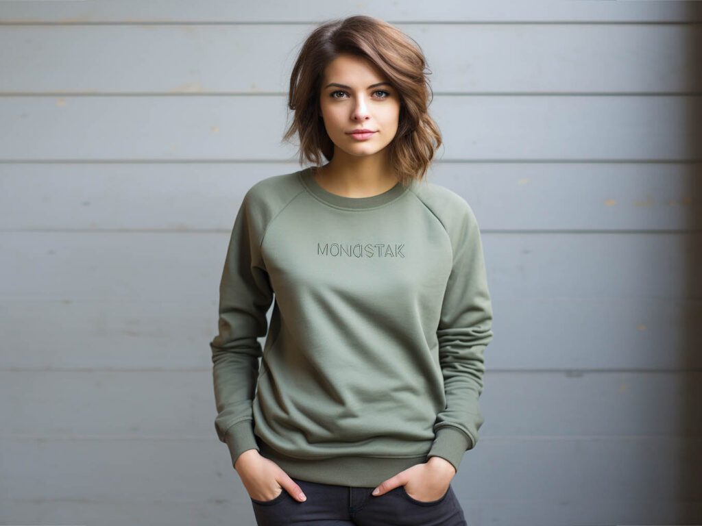 The image corresponds to "Modaknits Women's Sweatshirts: Where Elegance Meets Everyday Comfort" and showcases a variety of women's sweatshirts from Modaknits: Diverse Sweatshirt Designs