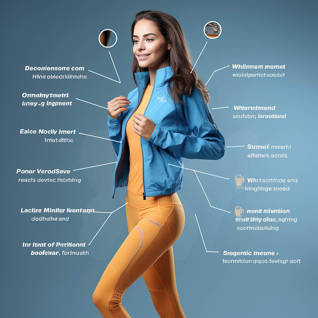 The image focuses on the durability and longevity of women's sportswear.