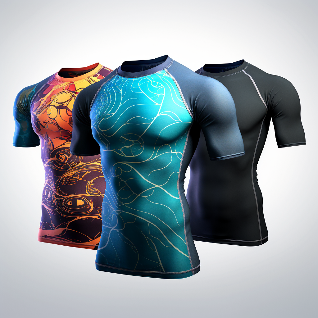 The image highlights the beautiful and functional design of compression tees.