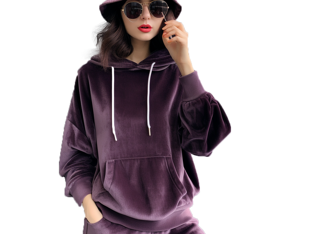 Velvet hoodie Luxe Velvet Hoodies for Elevated Comfort