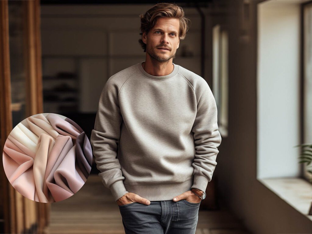 Cashmere fabric solid color