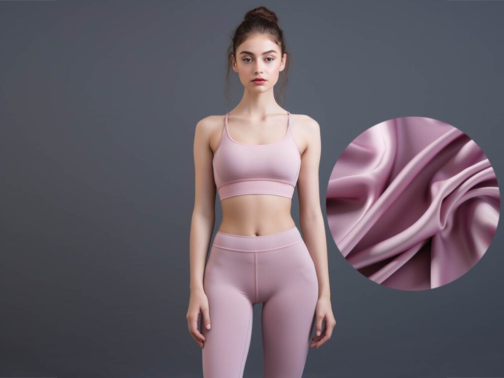 Lycra fabric solid color