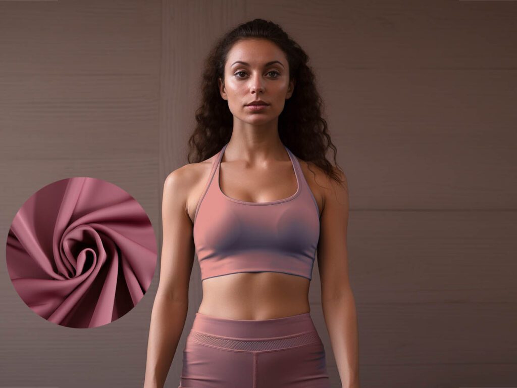 Spandex fabric solid color