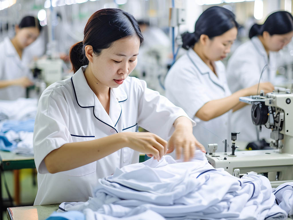 China's apparel manufacturing industry is globally recognized for its vast production scale, enabling it to swiftly and efficiently cater to the global market's demands.