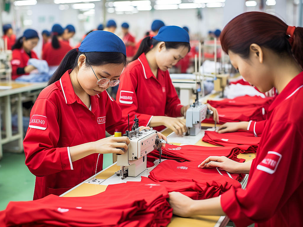 China's apparel manufacturing industry is renowned for its craftsmanship and innovation, evolving from traditional techniques to modern automated production methods.