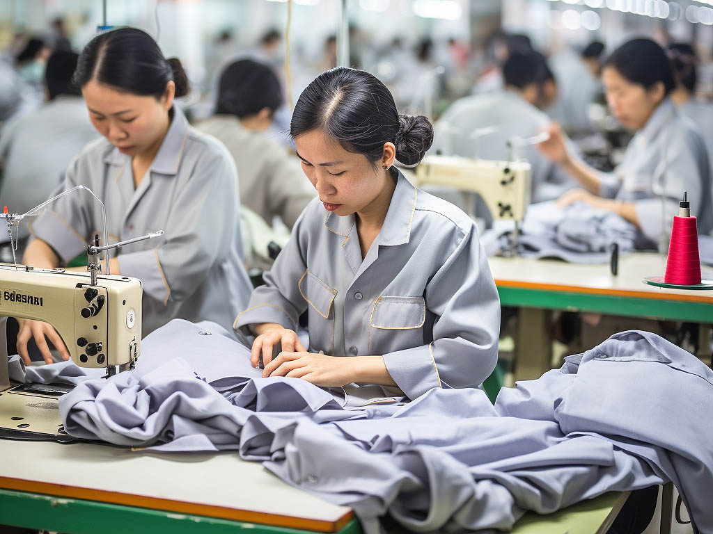 China's garment manufacturing industry is navigating competitive pressures from countries like Bangladesh and Vietnam.