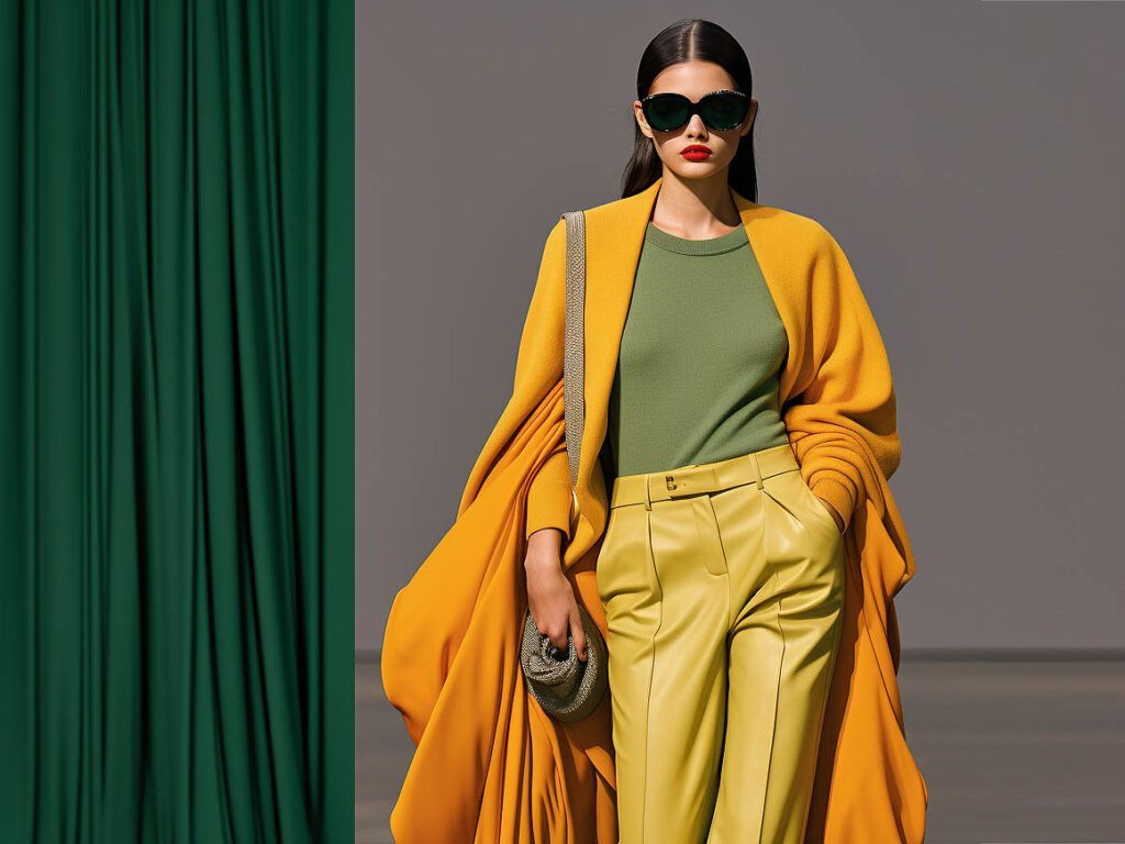 In print design for 2024, color choices and combinations will hold significant importance, mirroring the ongoing fashion and societal trends.