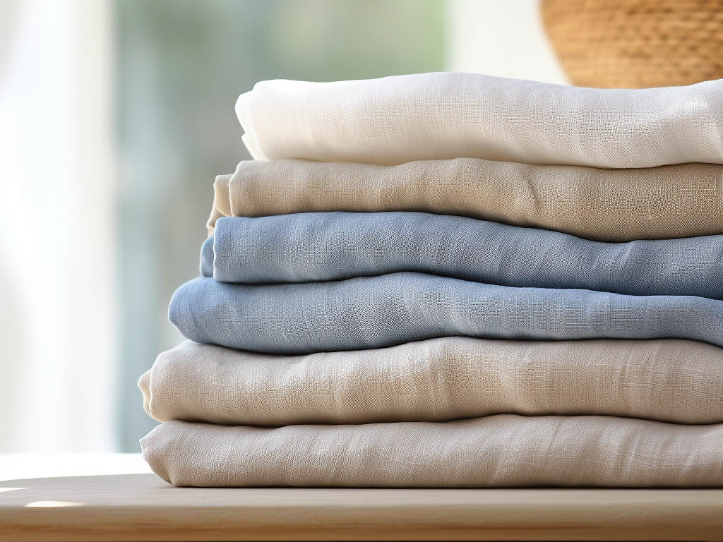 Originating primarily from Europe, particularly Belgium and France, as well as China, linen is a natural fiber that enjoys widespread popularity, especially in summer clothing.