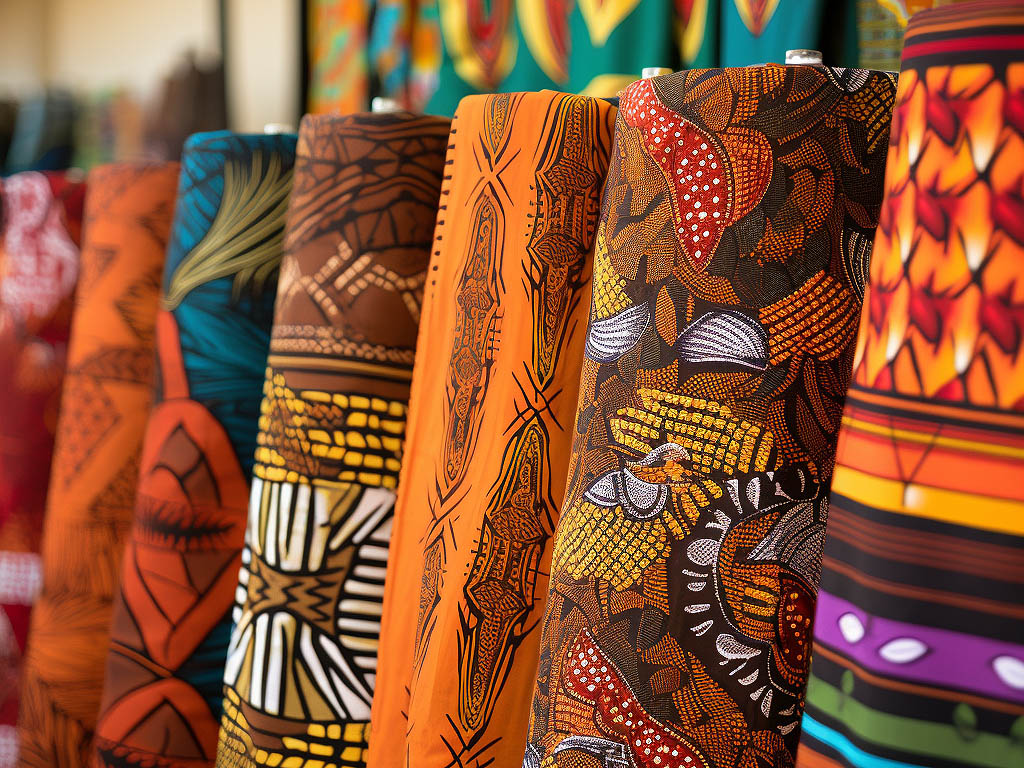 Print designs in local markets typically mirror the cultural traits and aesthetic tastes unique to a specific region or nation.