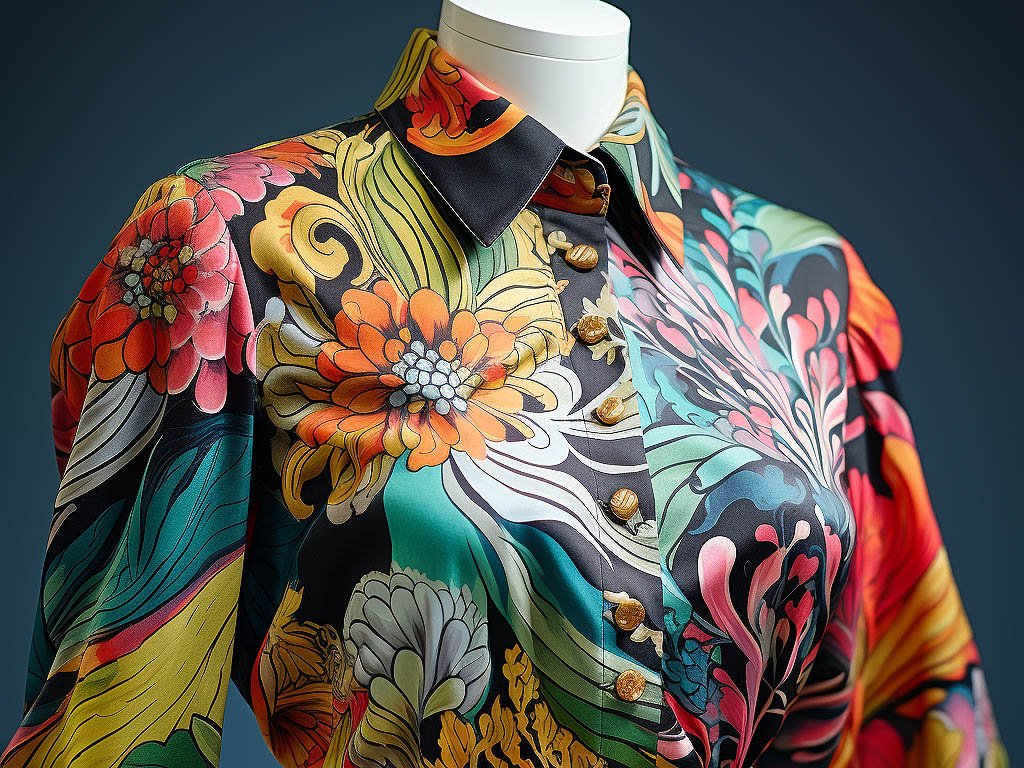 The evolution of fashion prints since the mid-20th century has been driven by digital printing technology.