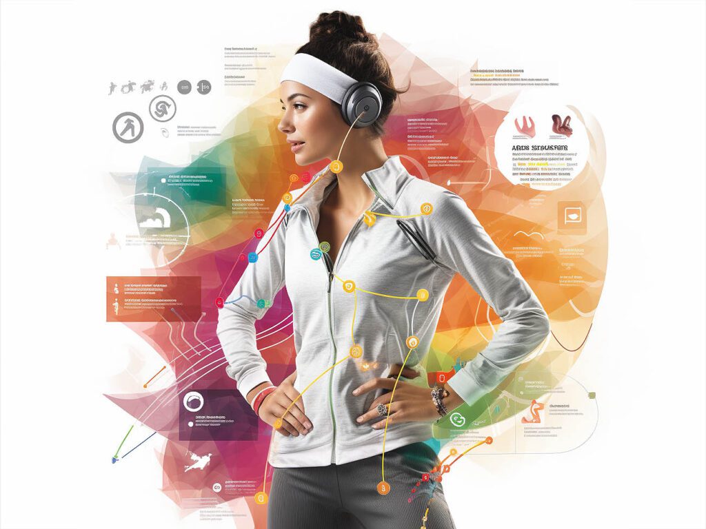 This image concept explores the market impact of personalized activewear trends in 2023.