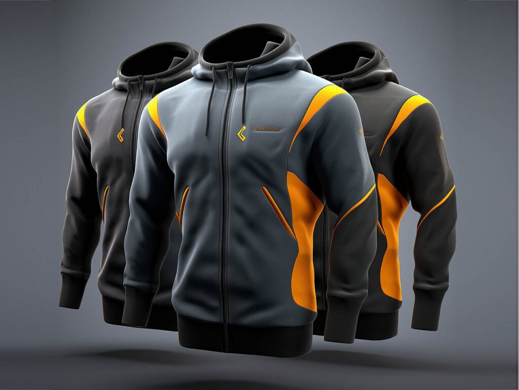 This image concept highlights the applicability of premium hooded sweatshirts.