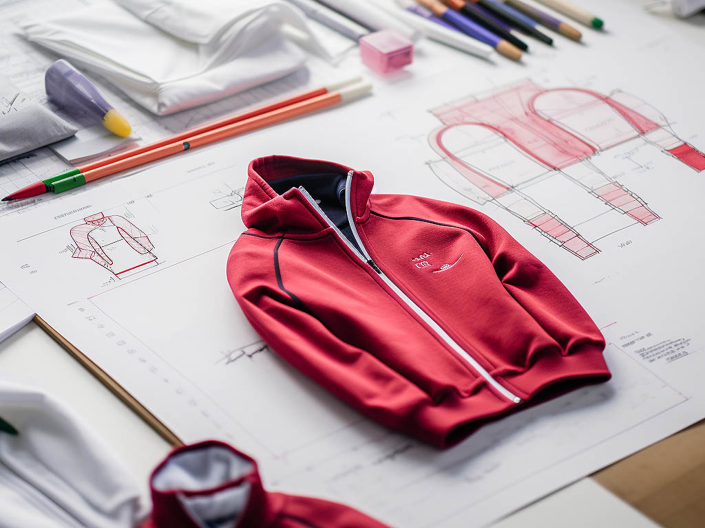 Visualize the various factors that contribute to the complexity and uniqueness of your custom sweatsuit design, impacting the overall cost.