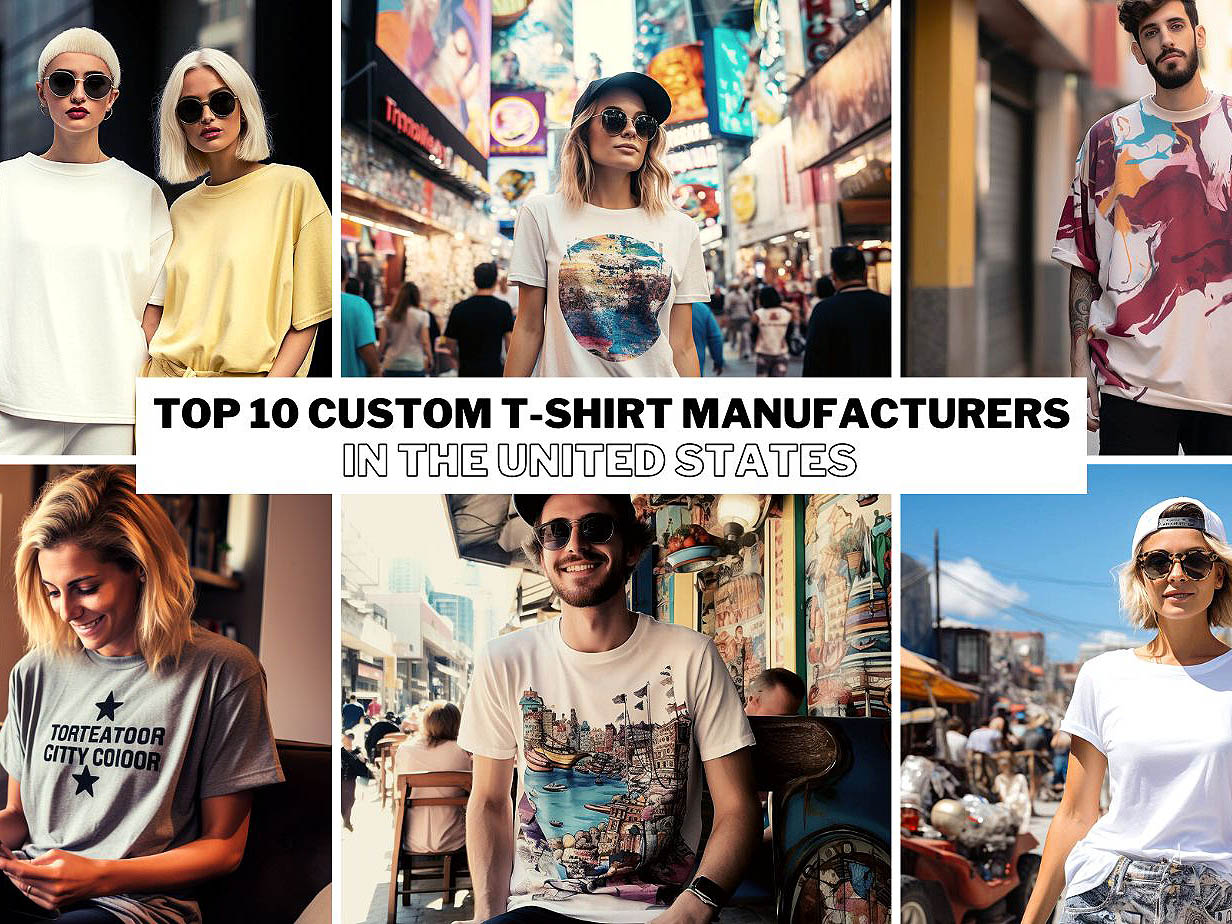 Top 10 Custom T-Shirt Manufacturers in the United States