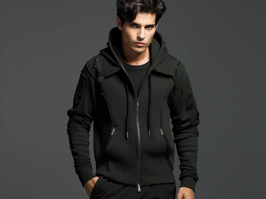 The zip-up hooded sweatshirt is considered versatile for various reasons.