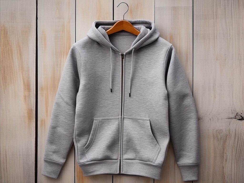 To keep your zip-up hooded sweatshirt looking and feeling its best, follow these care tips