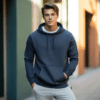 Everyday Essential: Sleek Men's Hooded Sweatshirts for Timeless Style and Unmatched Comfort