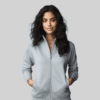 Style on the Go: Women's Zip-Up Sweatshirt for Effortless Elegance and Practical Comfort