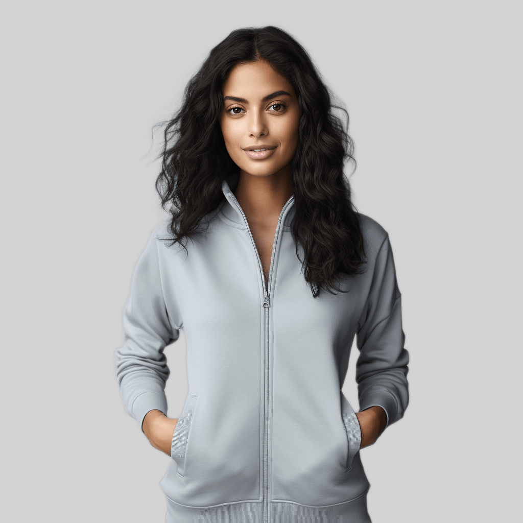 Style on the Go: Women's Zip-Up Sweatshirt for Effortless Elegance and Practical Comfort