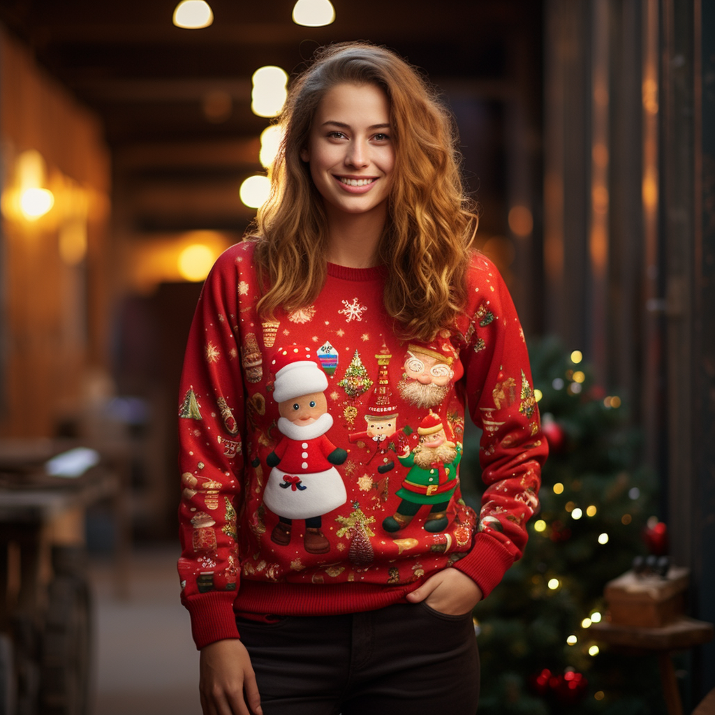 Spread Holiday Cheer: Embrace the Festive Spirit with Our Christmas Ugly Sweatshirt Collection