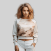 Modern Edge Meets Comfort: Crop Sweatshirt for a Chic, Casual Look