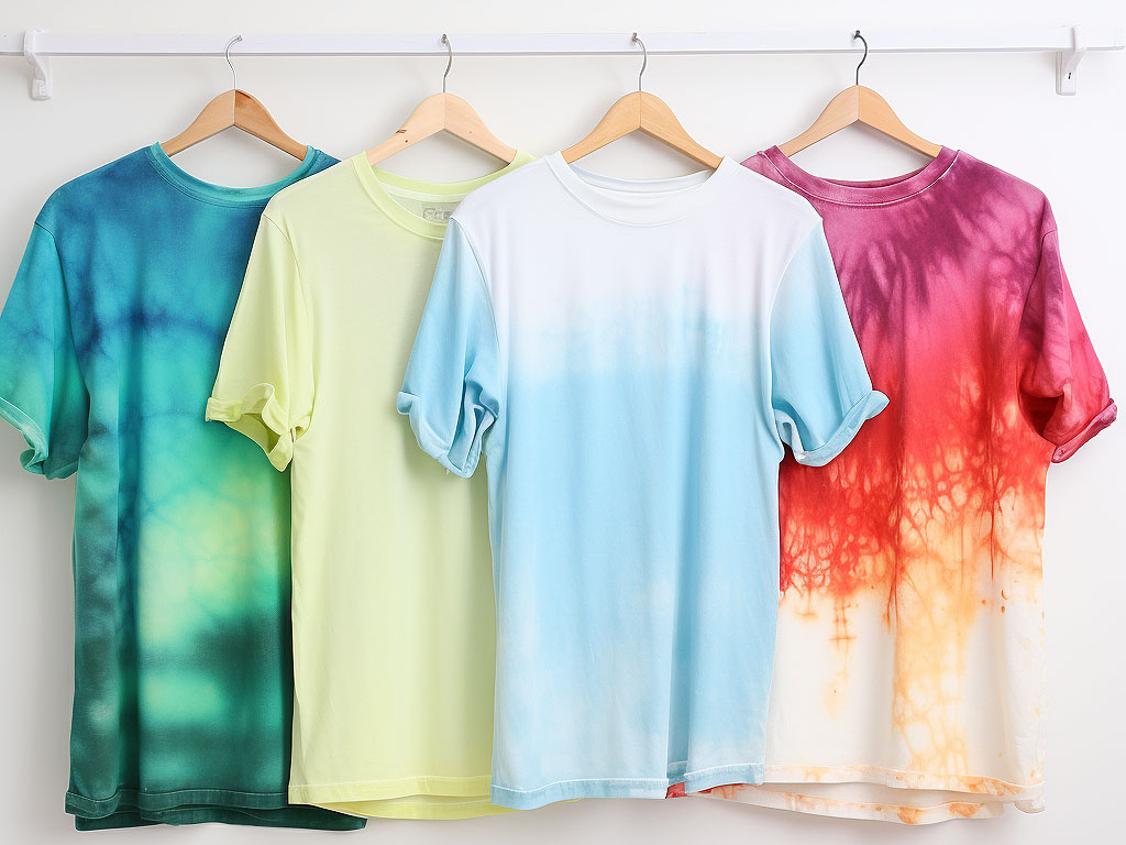 A series of images showcasing different DIY techniques for creating oversized 90s t-shirts